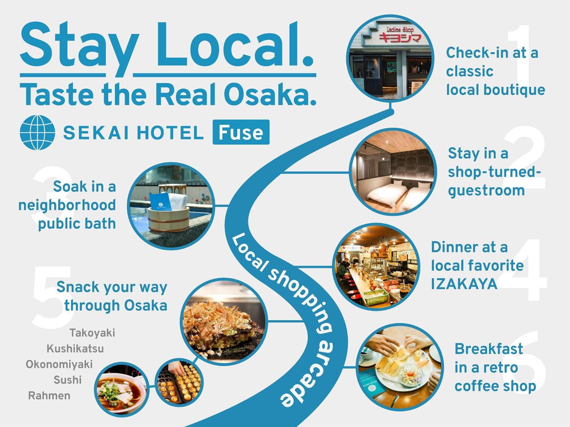 Sekai Hotel Deep Osaka Experience Yao Ngoại thất bức ảnh